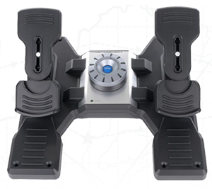 Saitek Rudder Pedals with Toe Brakes